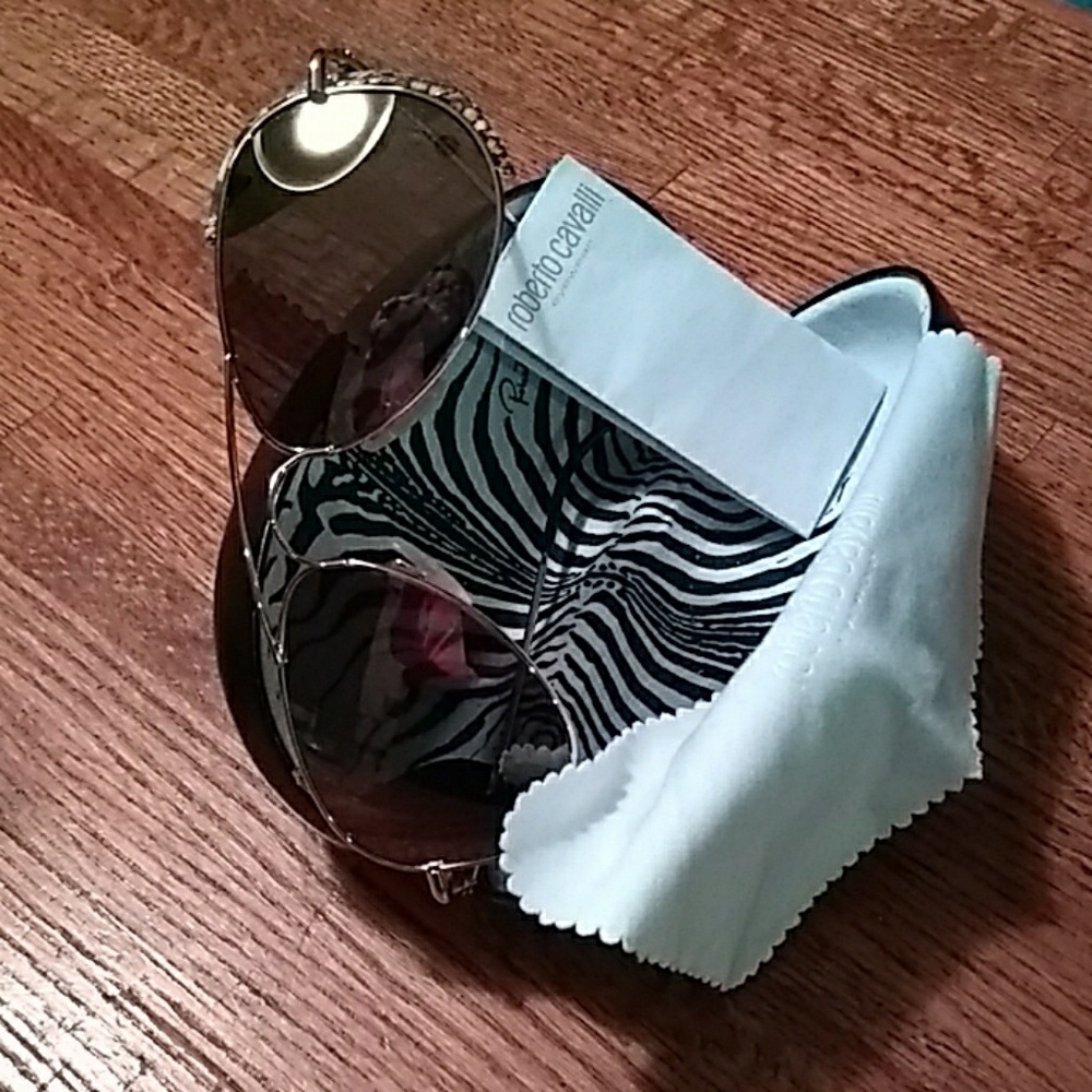 Roberto Cavalli Sunglasses with Case never use